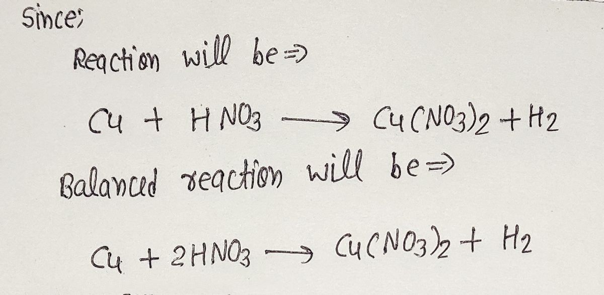 Chemistry homework question answer, step 1, image 1