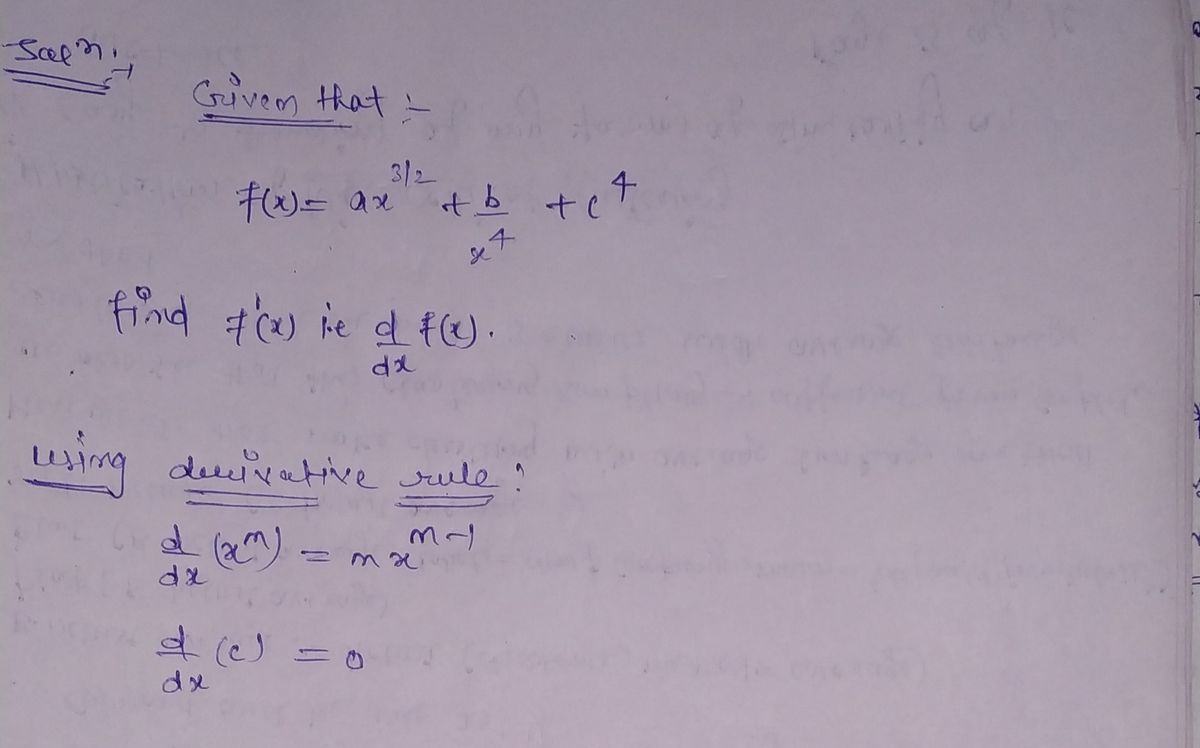 Calculus homework question answer, step 1, image 1