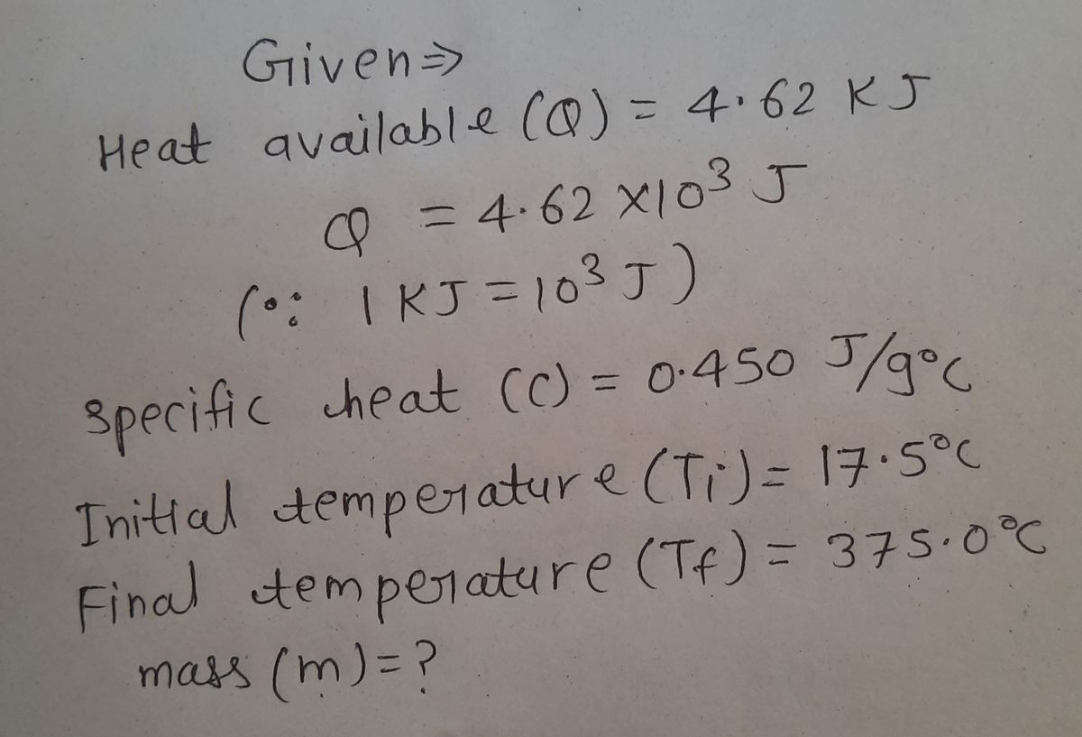 Chemistry homework question answer, step 1, image 1