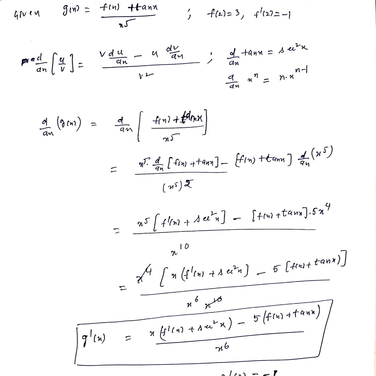 Calculus homework question answer, step 1, image 1