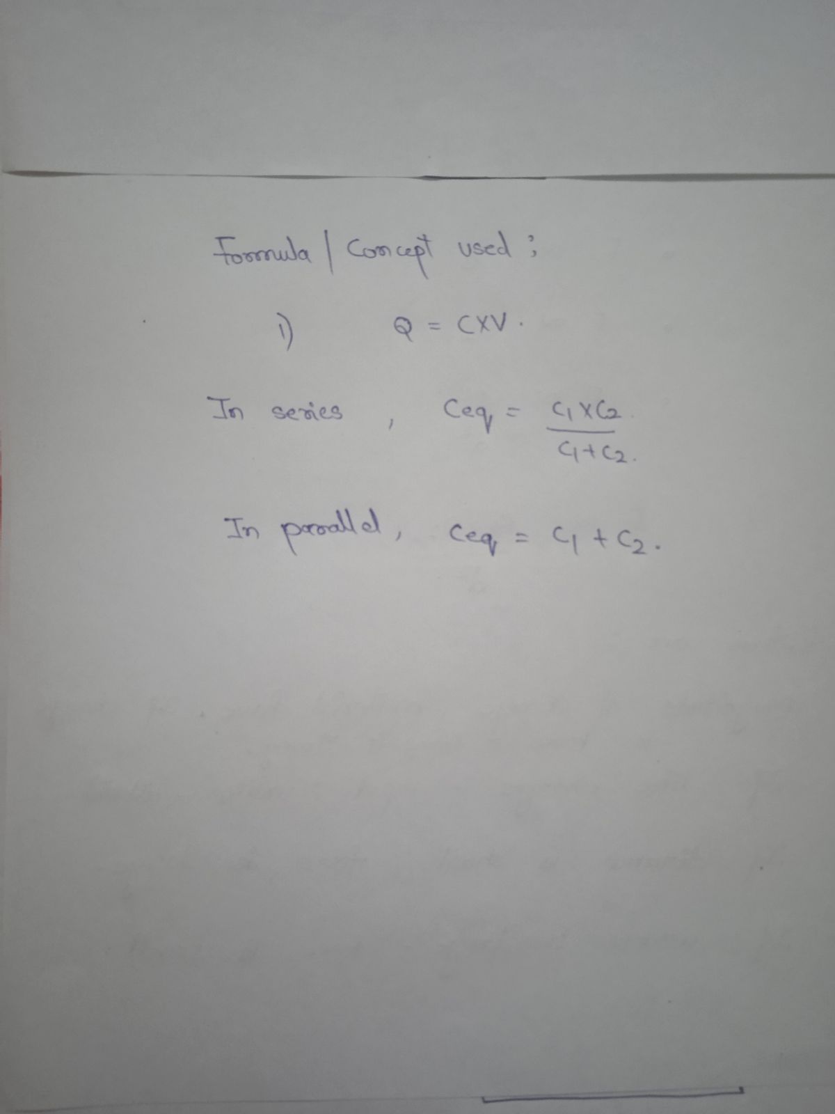 Physics homework question answer, step 1, image 1