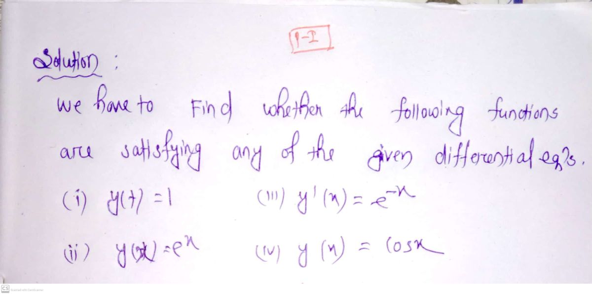 Advanced Math homework question answer, step 1, image 1