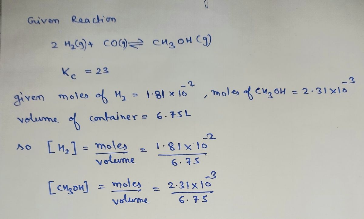 Chemistry homework question answer, step 1, image 1