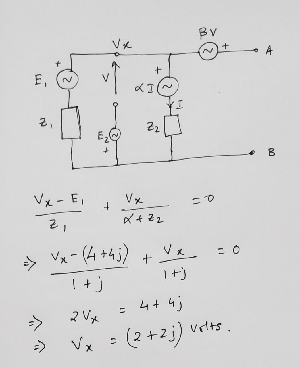 Electrical Engineering homework question answer, step 1, image 1