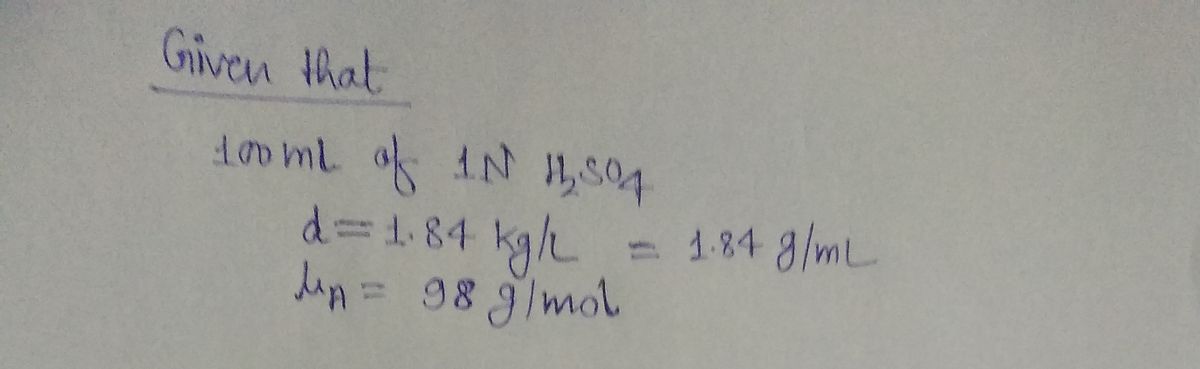 Chemistry homework question answer, step 1, image 1