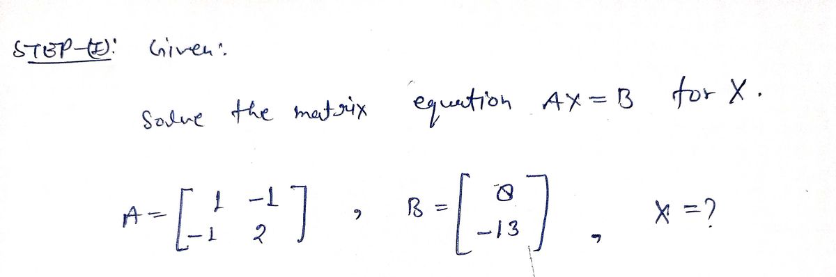 Algebra homework question answer, step 1, image 1