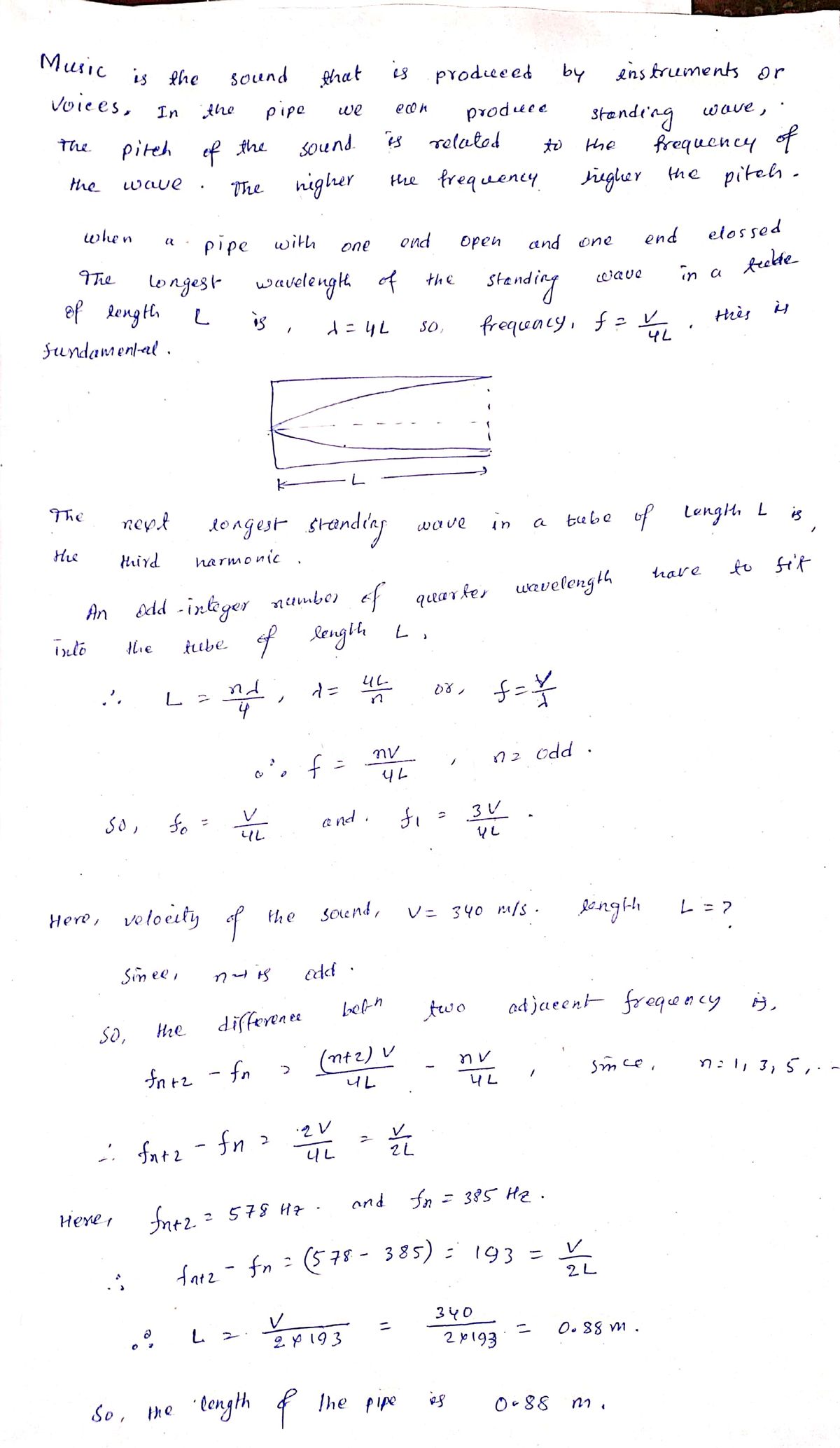 Physics homework question answer, step 1, image 1