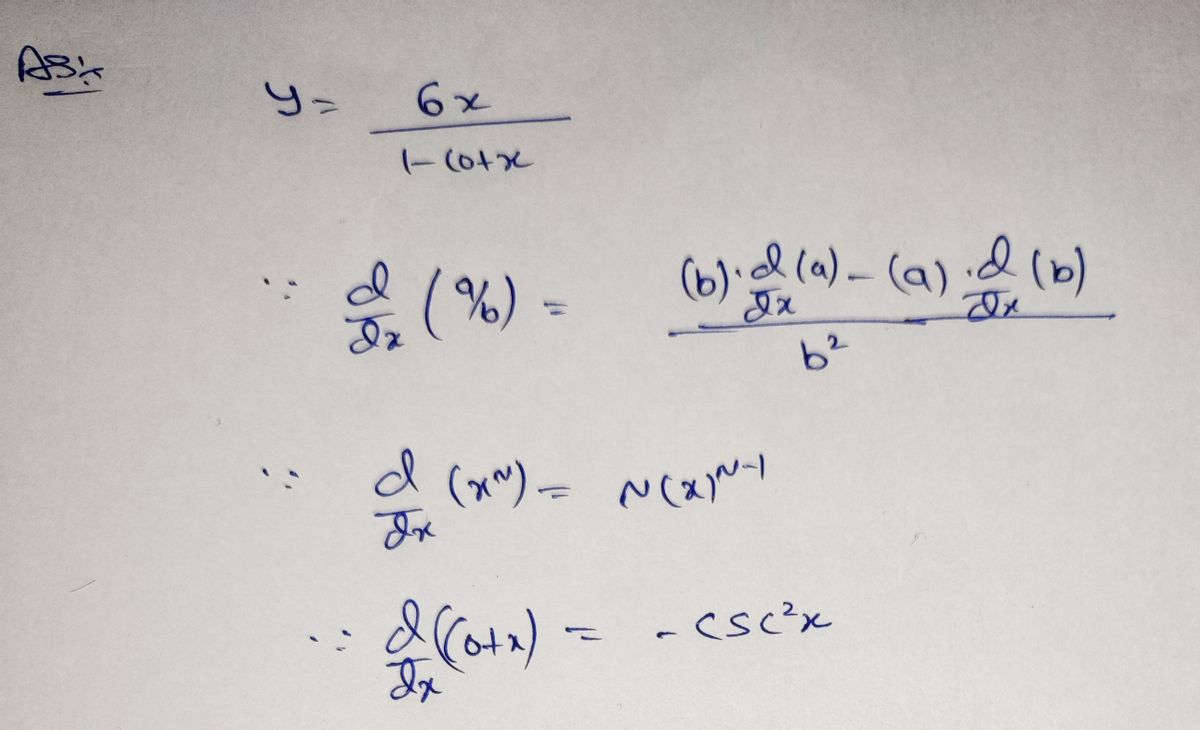 Calculus homework question answer, step 1, image 1