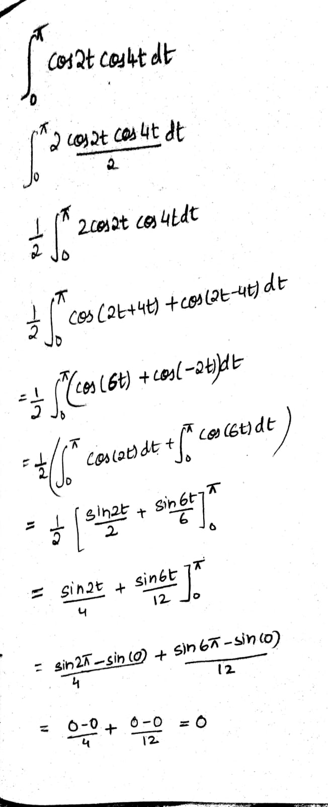 Calculus homework question answer, step 1, image 1