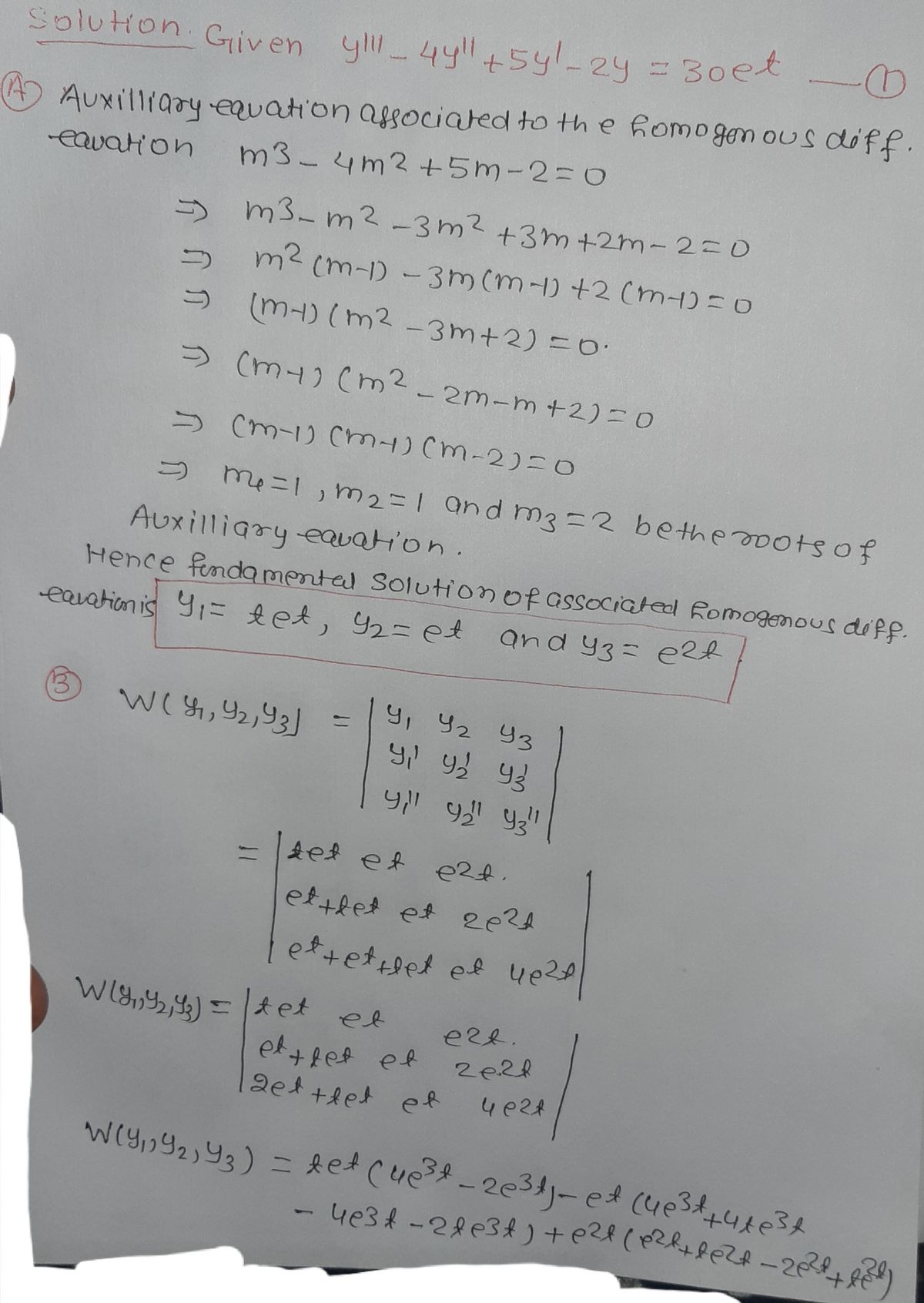 Advanced Math homework question answer, step 1, image 1