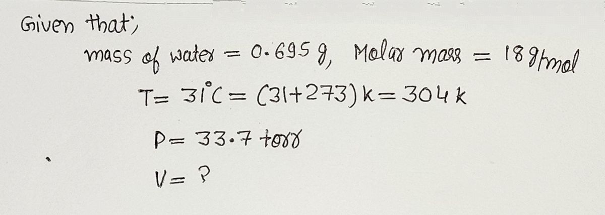 Chemistry homework question answer, step 1, image 1