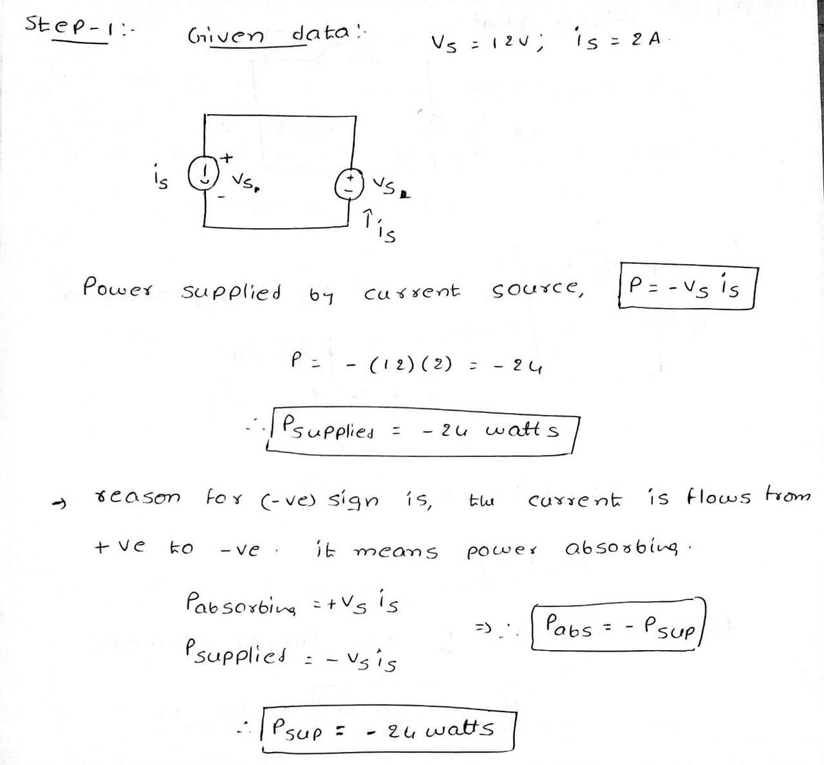 Electrical Engineering homework question answer, step 1, image 1