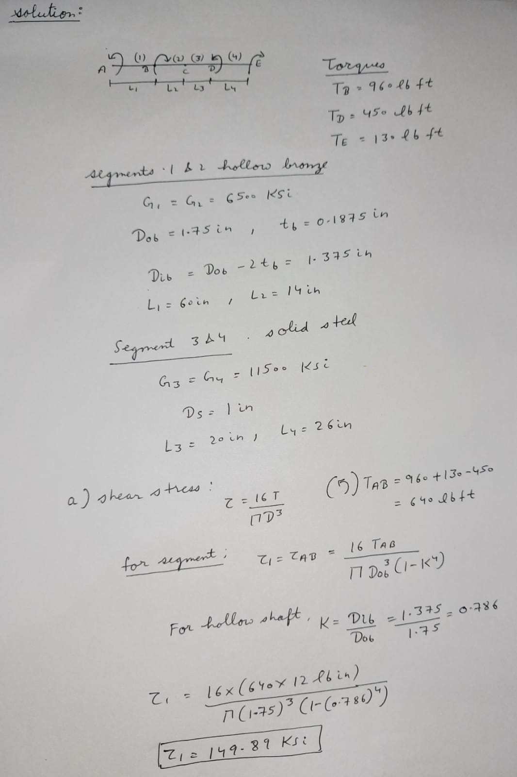 Civil Engineering homework question answer, step 1, image 1