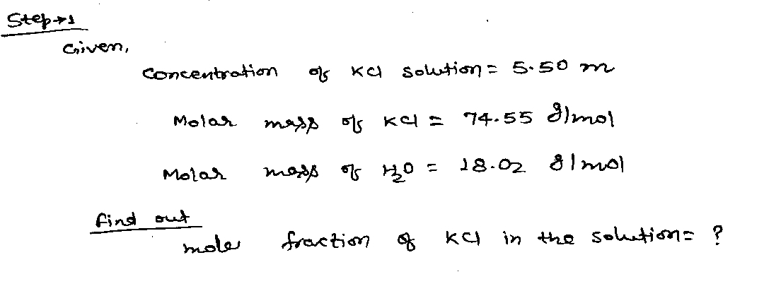 Chemistry homework question answer, step 1, image 1