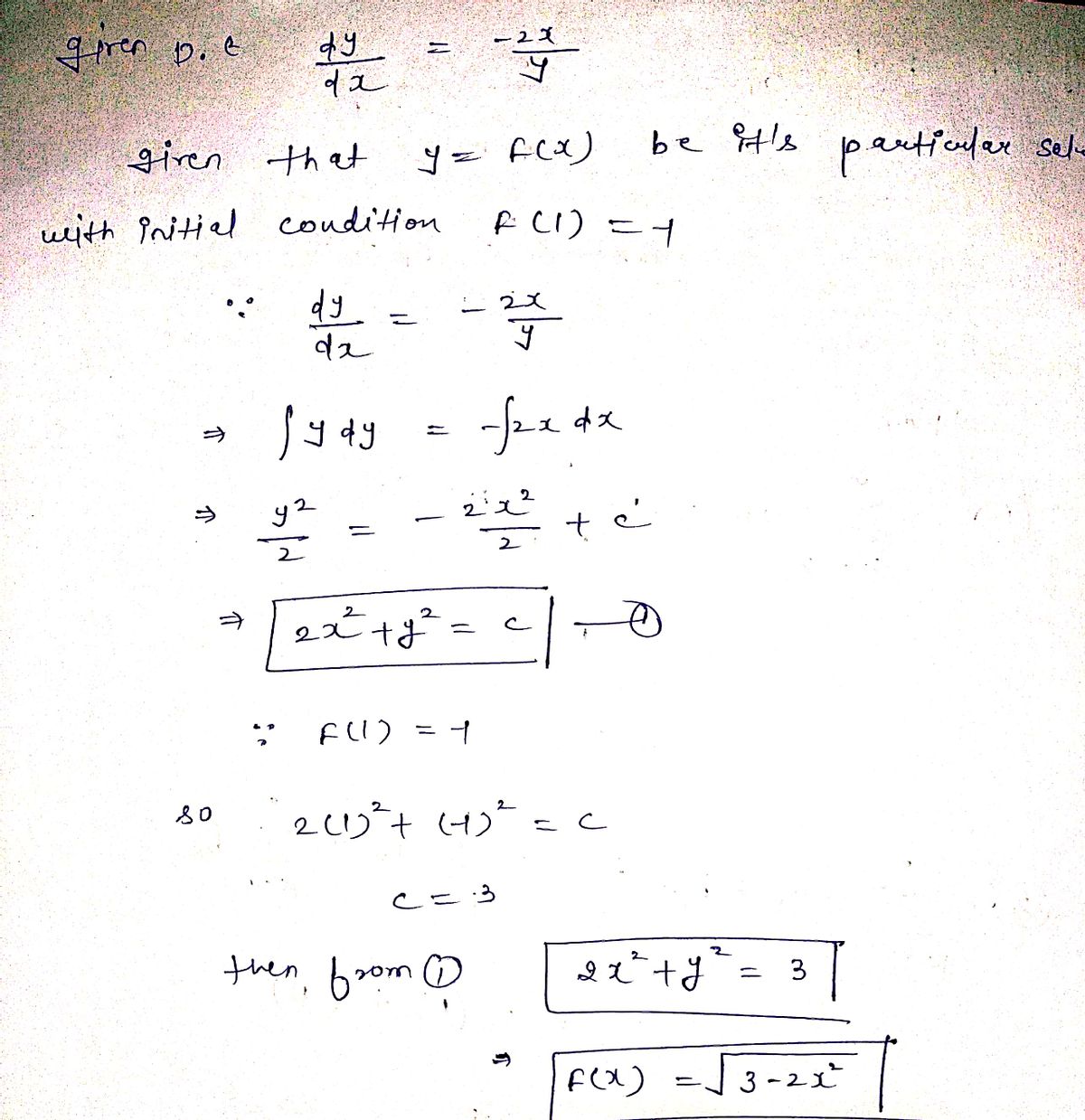 Calculus homework question answer, step 1, image 1