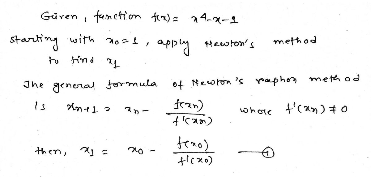 Calculus homework question answer, step 1, image 1