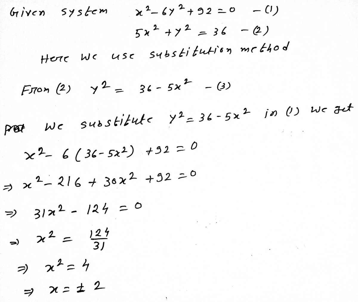 Algebra homework question answer, step 2, image 1