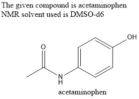 asetaminofen nmr