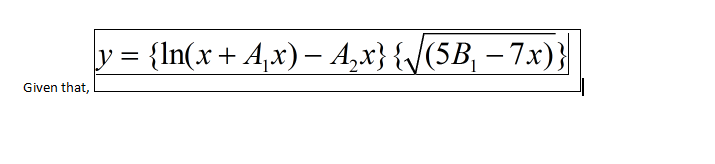 Advanced Math homework question answer, step 1, image 1