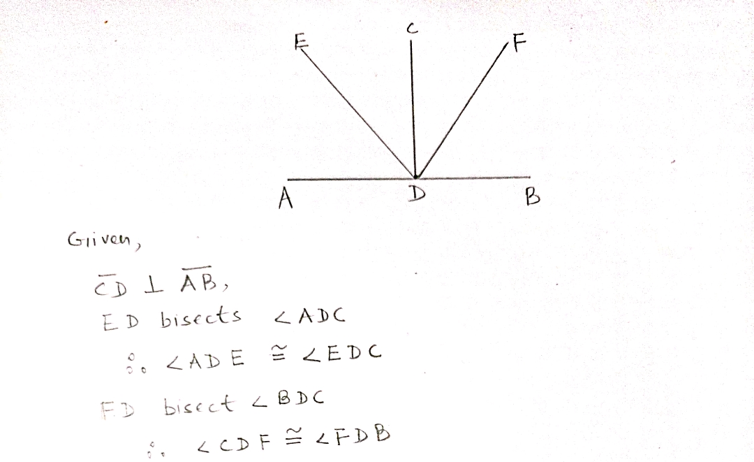 Geometry homework question answer, step 1, image 1