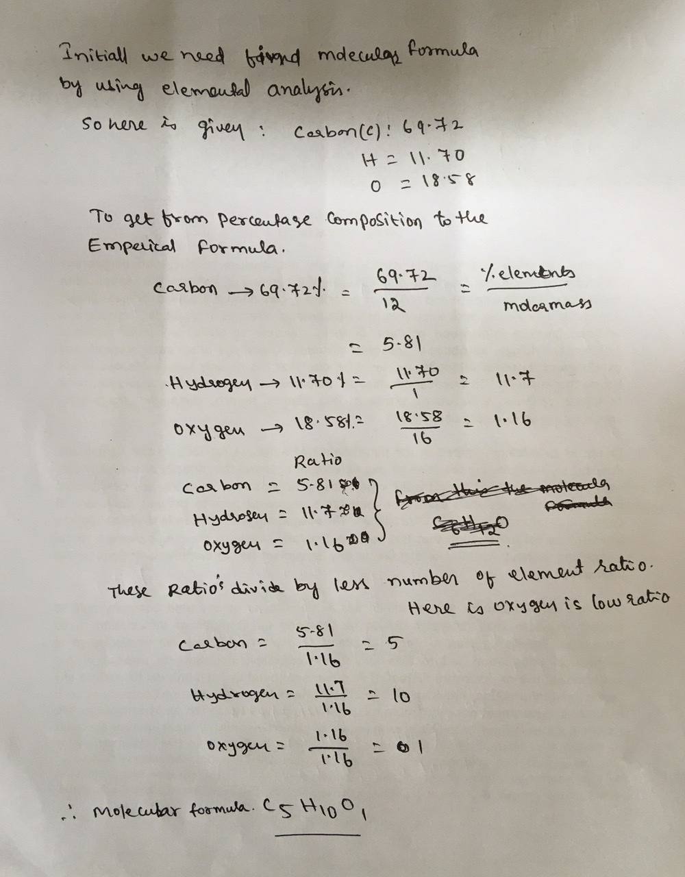 Chemistry homework question answer, step 1, image 1