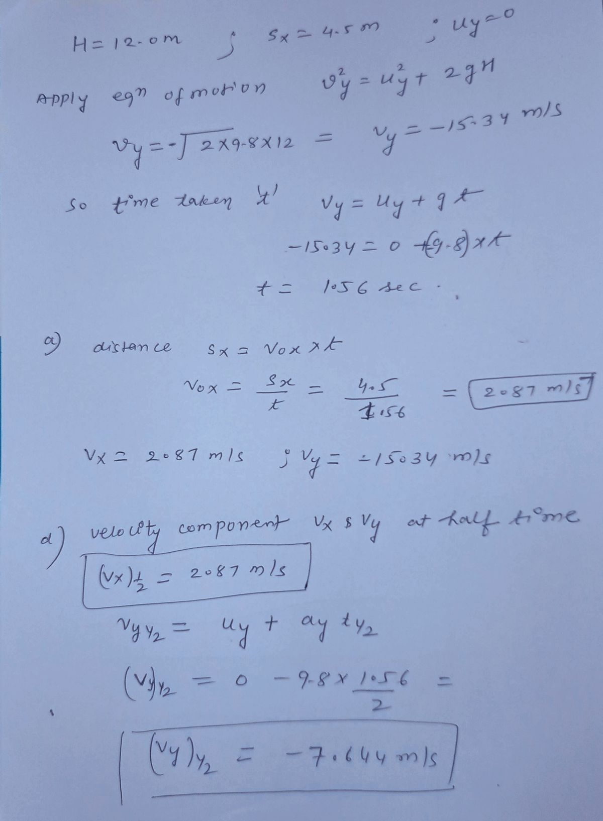 Physics homework question answer, step 1, image 1