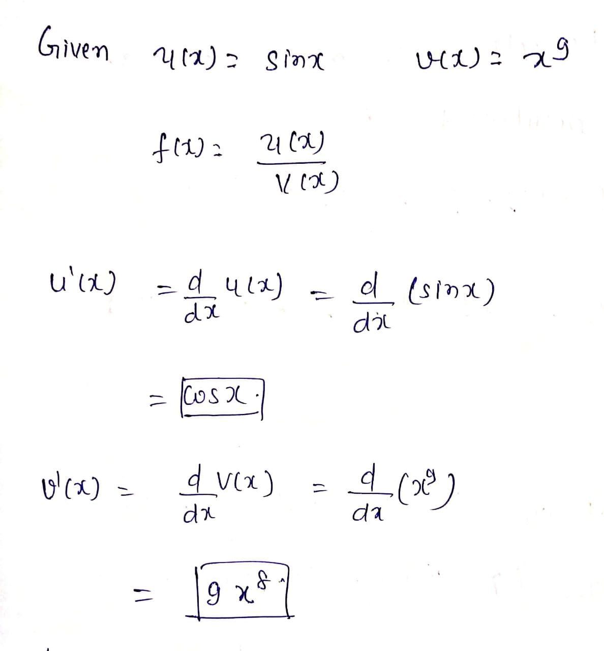 Calculus homework question answer, step 1, image 1