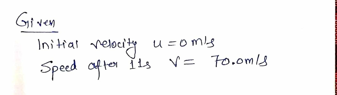 Physics homework question answer, step 1, image 1