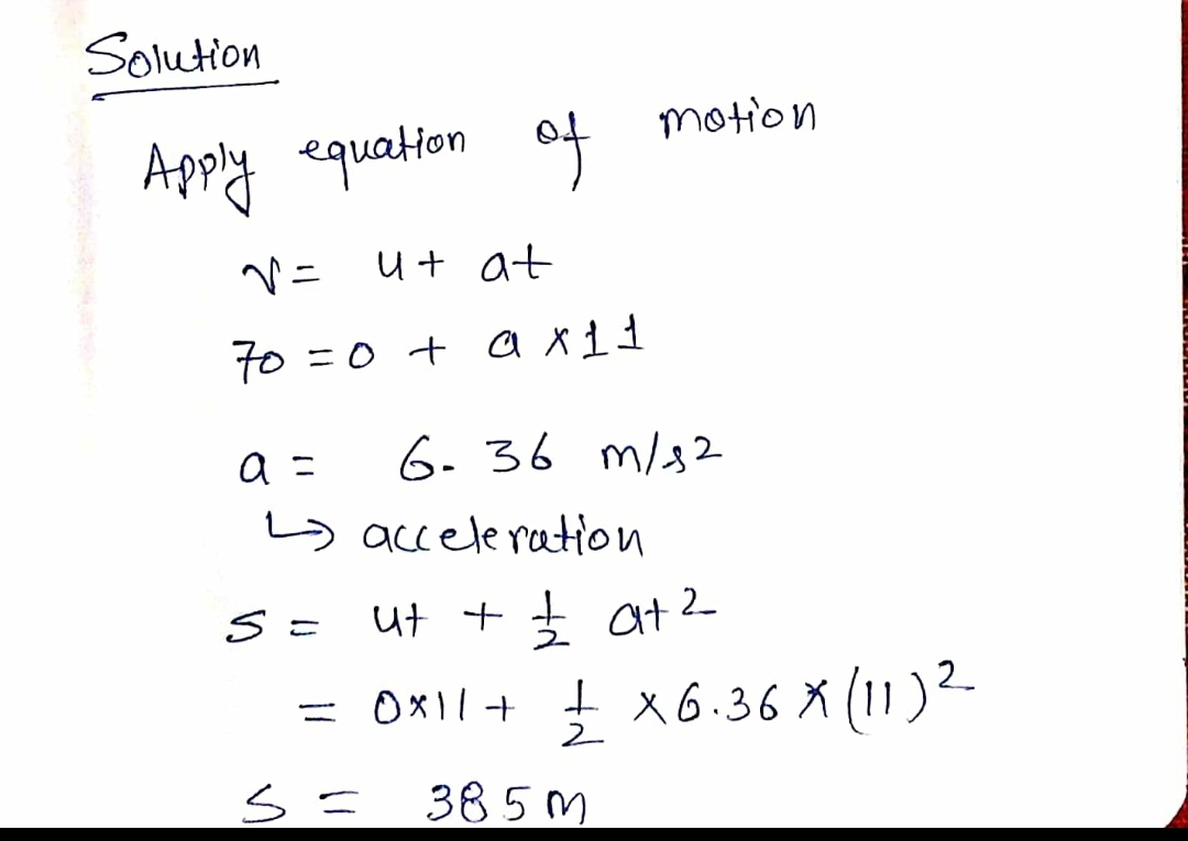 Physics homework question answer, step 2, image 1