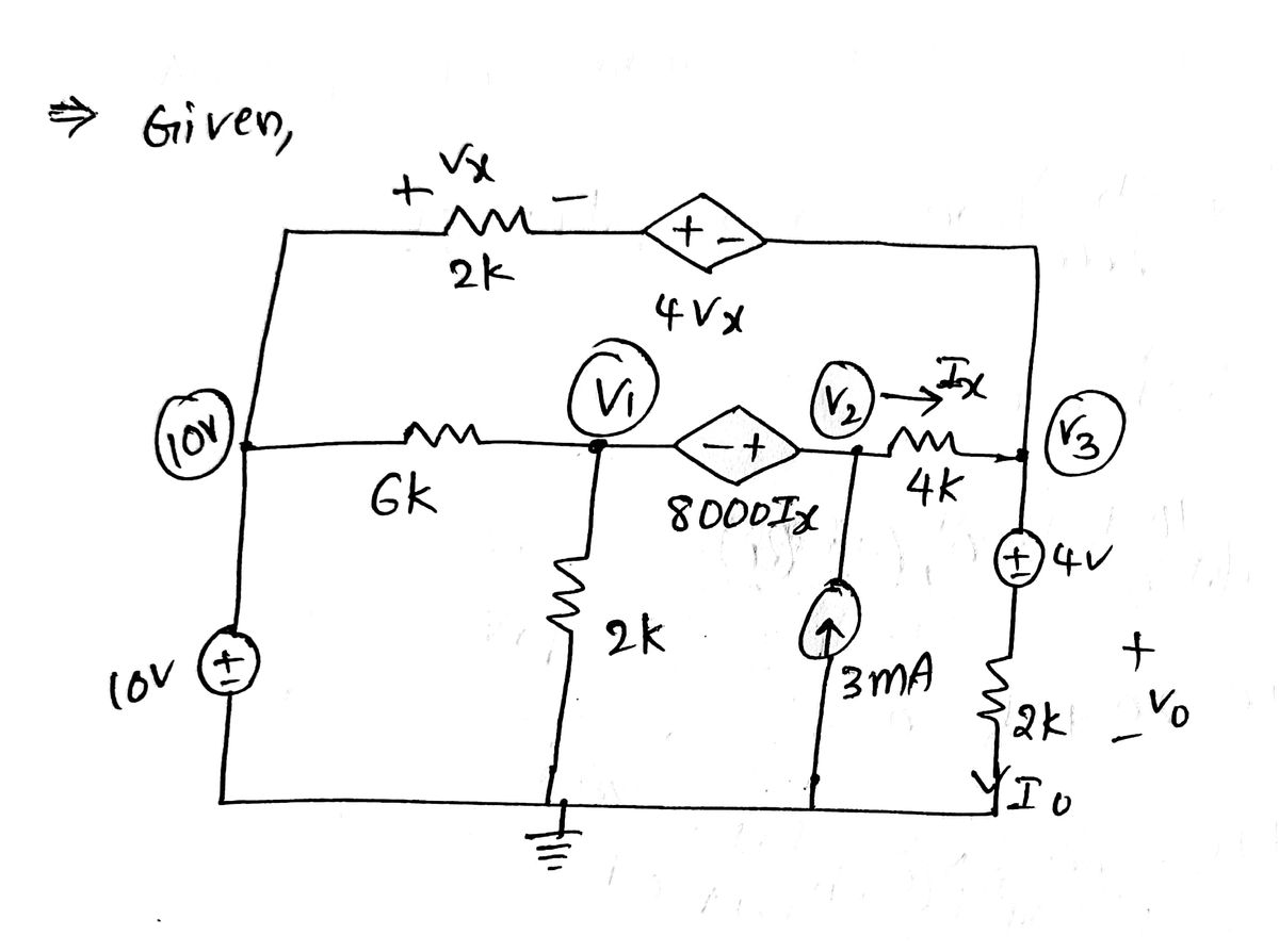 Electrical Engineering homework question answer, step 1, image 1