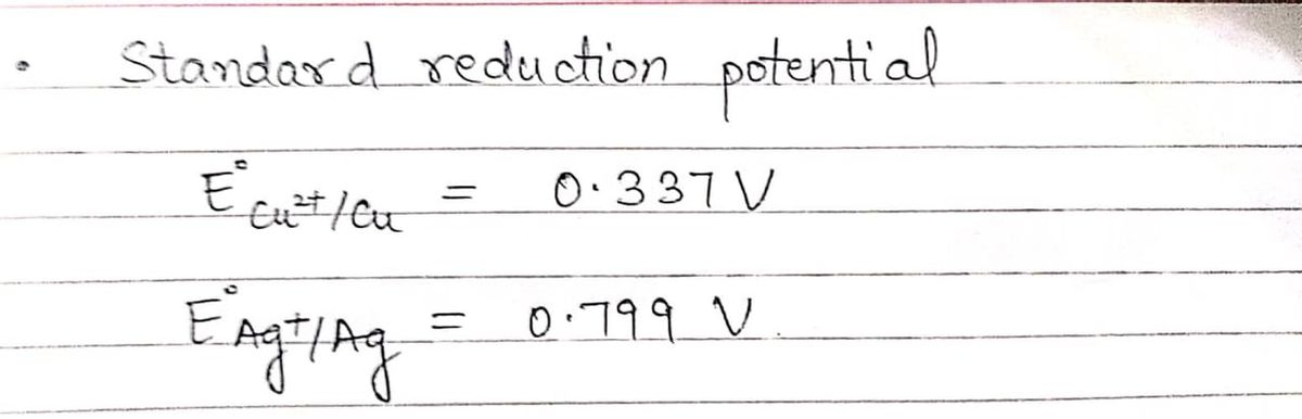 Chemistry homework question answer, step 1, image 1