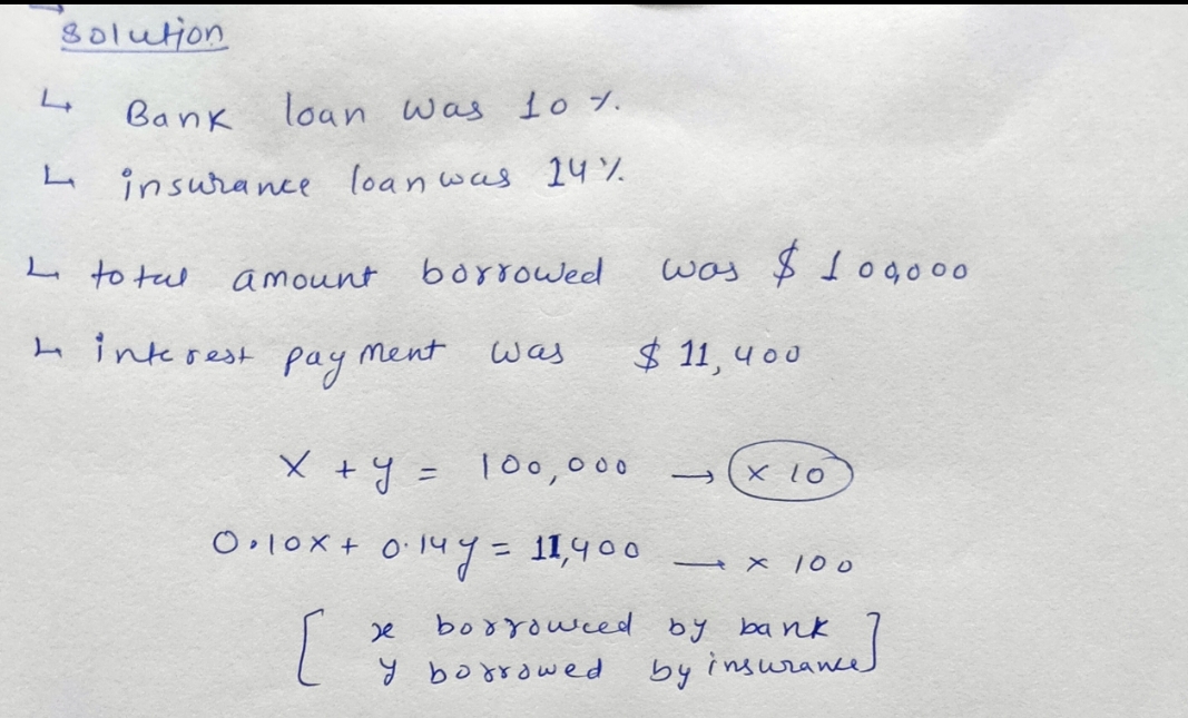 Algebra homework question answer, step 1, image 1