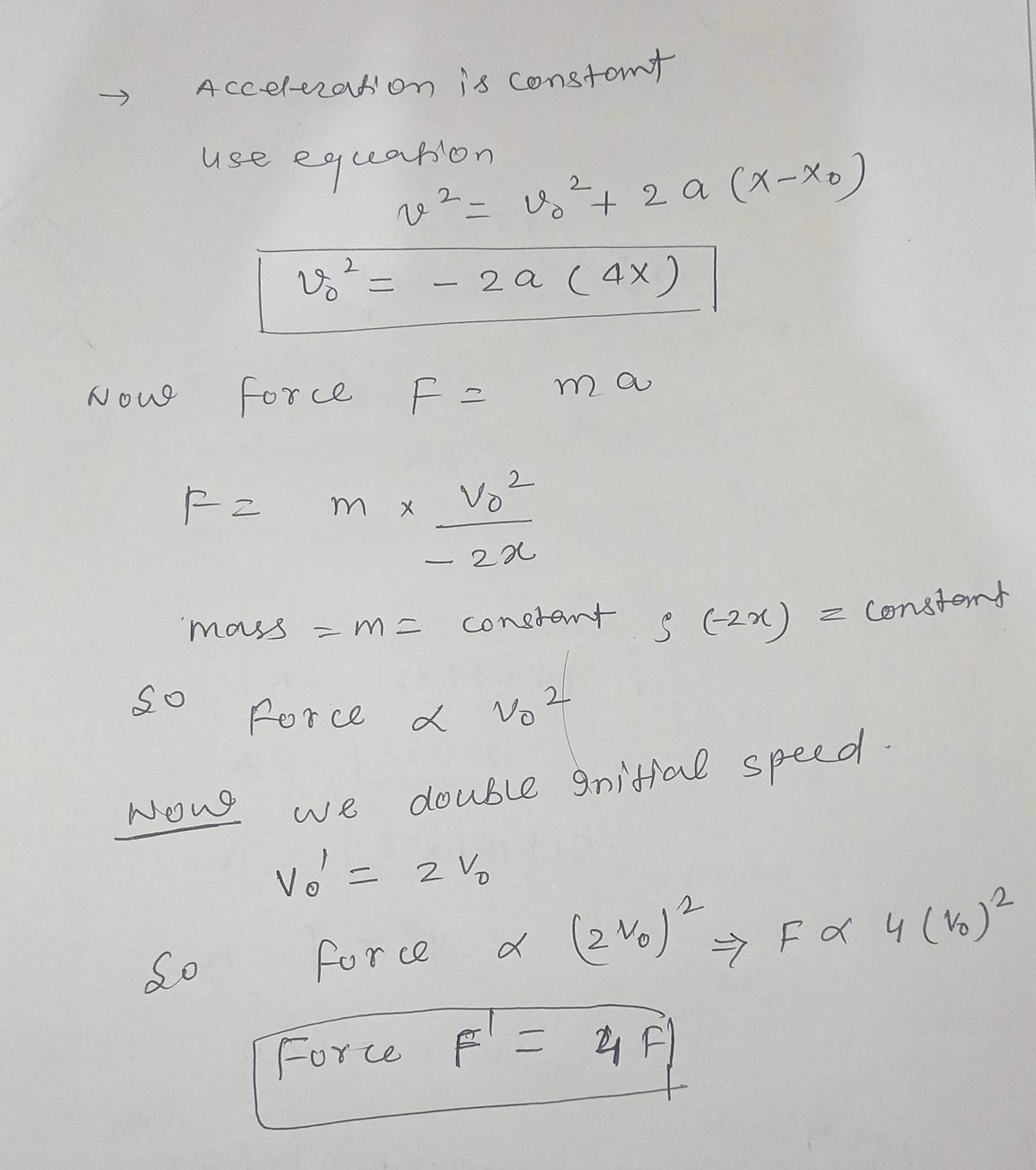 Physics homework question answer, step 1, image 1