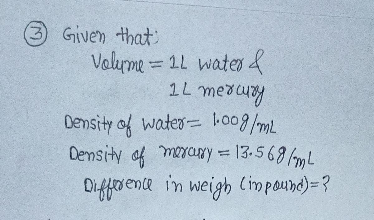 Chemistry homework question answer, step 1, image 1