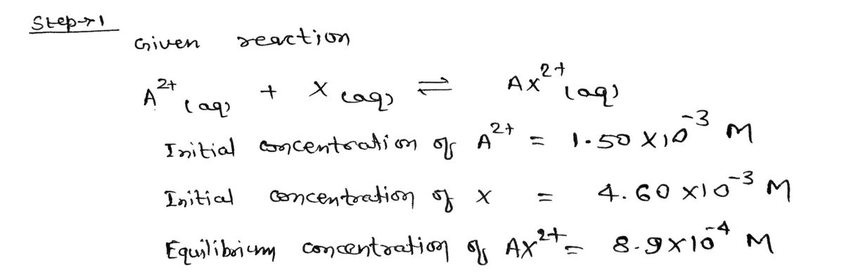 Chemistry homework question answer, step 1, image 1