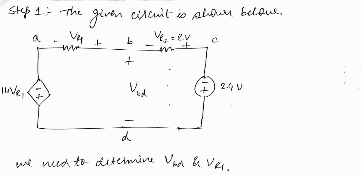 Electrical Engineering homework question answer, step 1, image 1