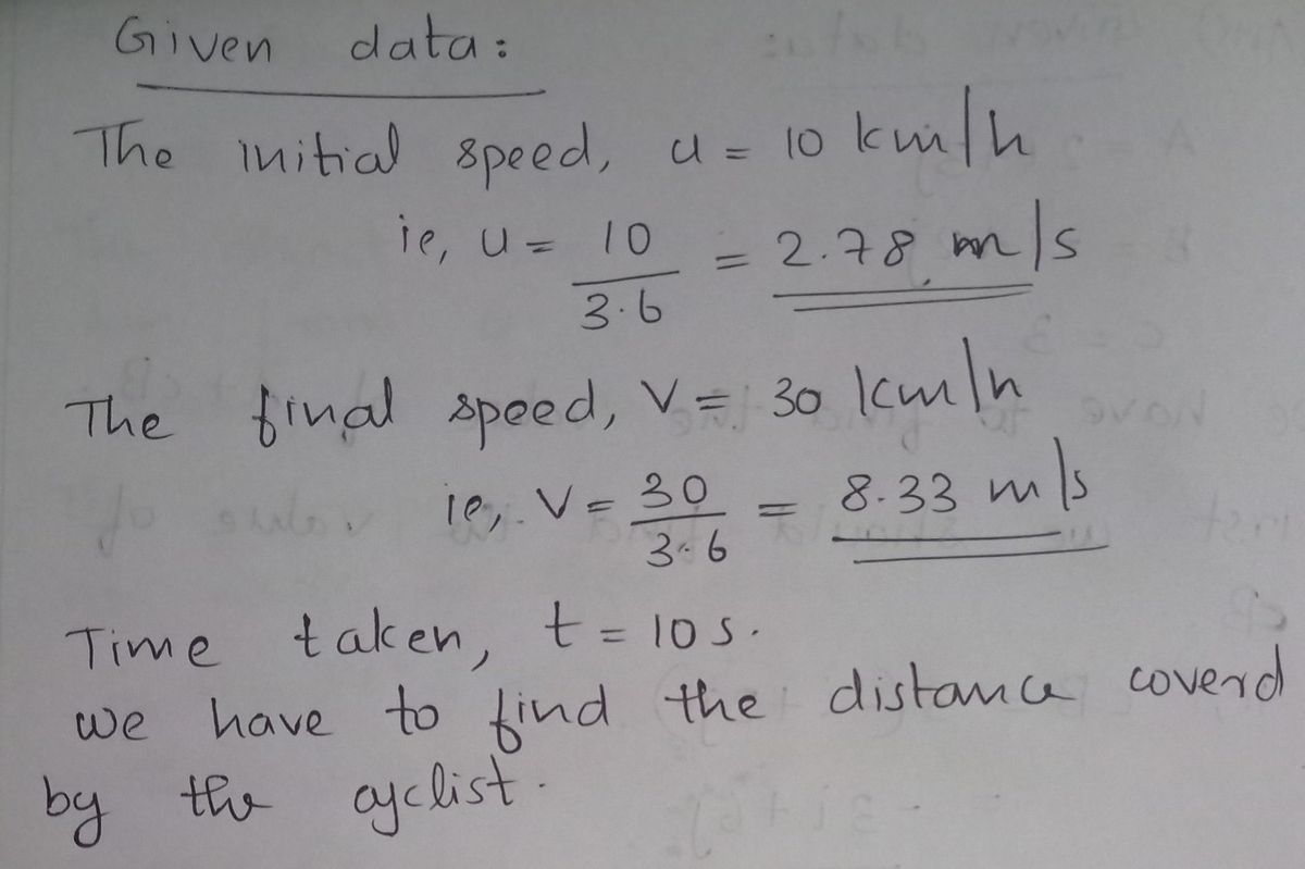 Physics homework question answer, step 1, image 1