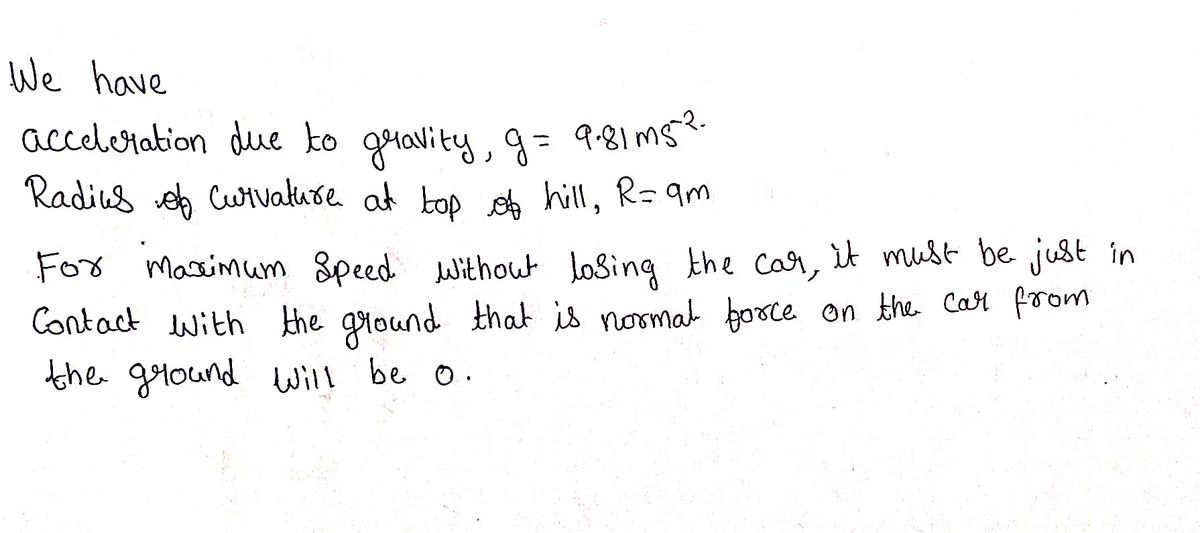 Physics homework question answer, step 1, image 1