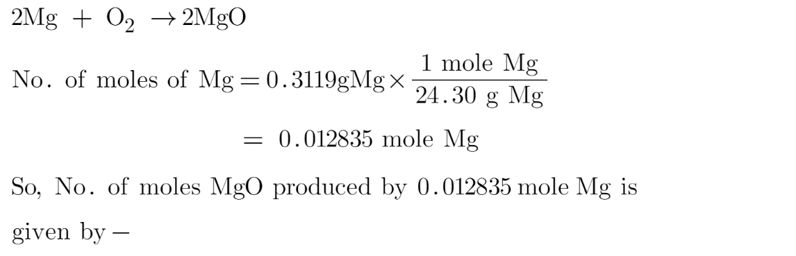 Chemistry homework question answer, step 1, image 1