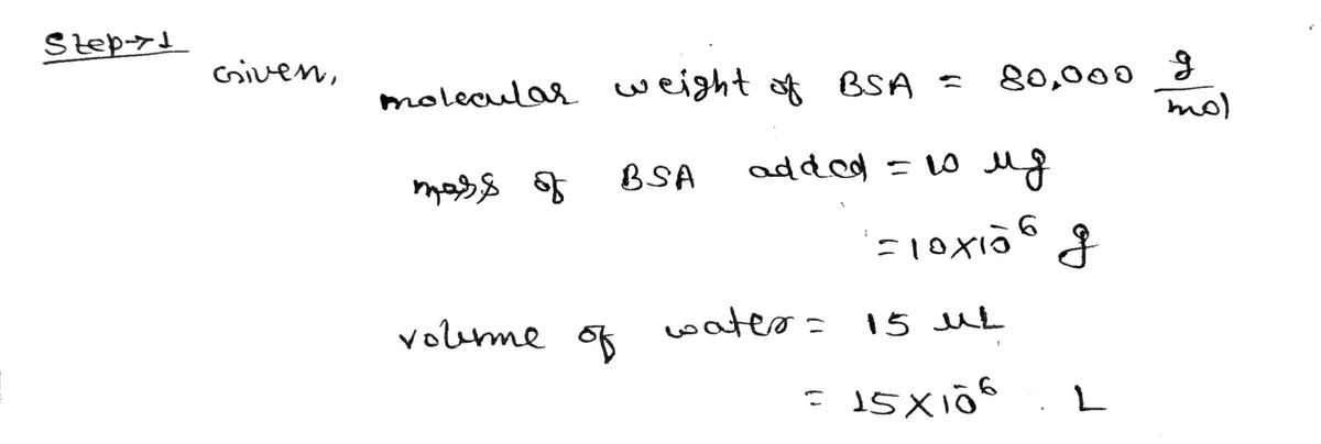 Chemistry homework question answer, step 1, image 1