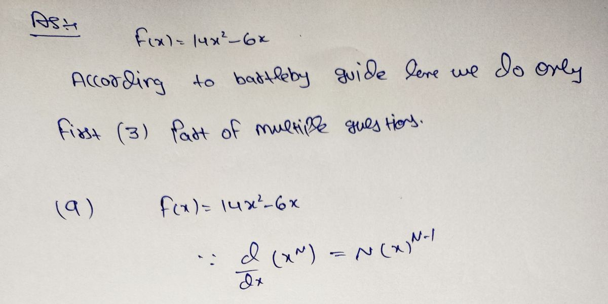 Calculus homework question answer, step 1, image 1