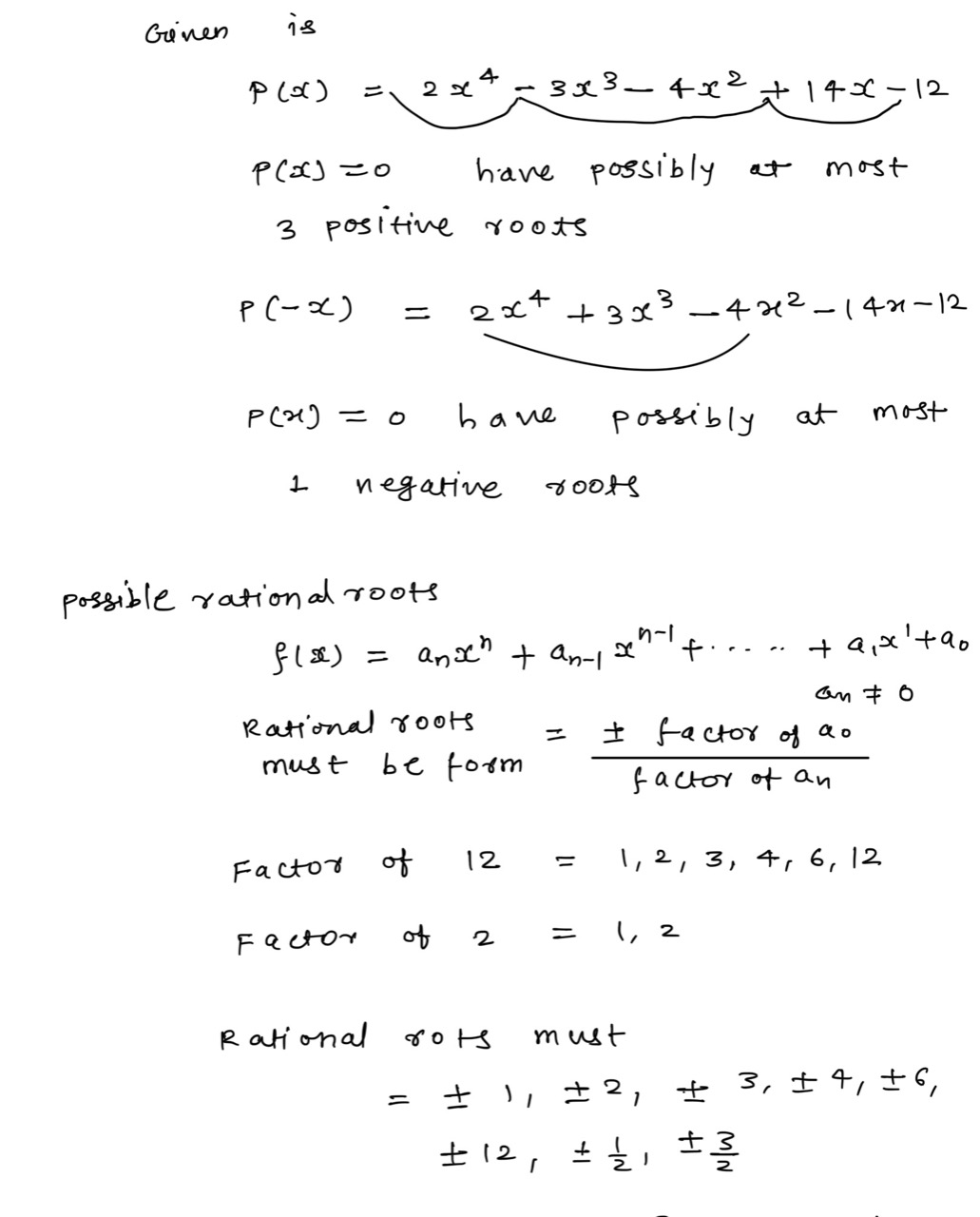 Algebra homework question answer, step 1, image 1