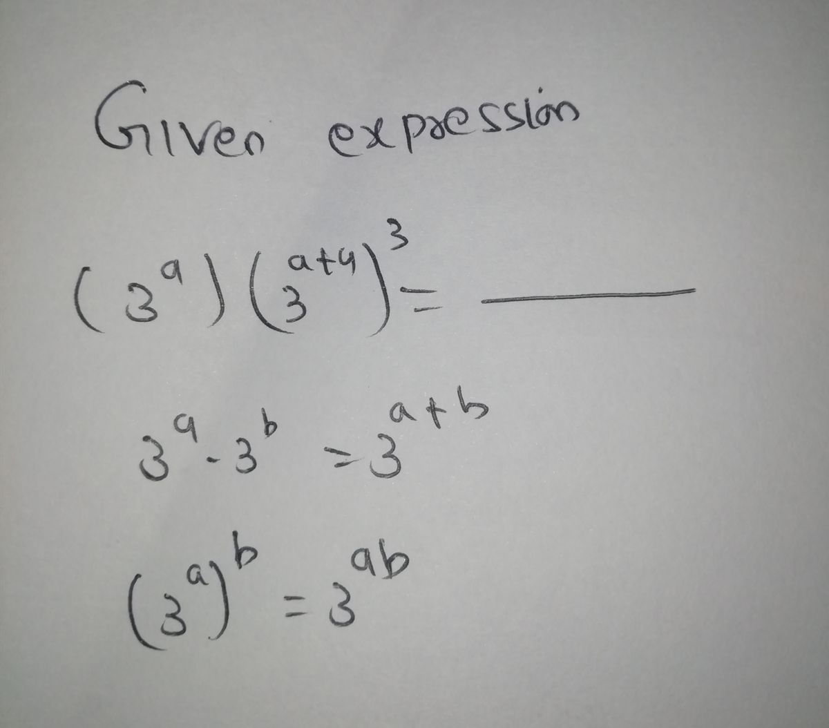 Algebra homework question answer, step 1, image 1