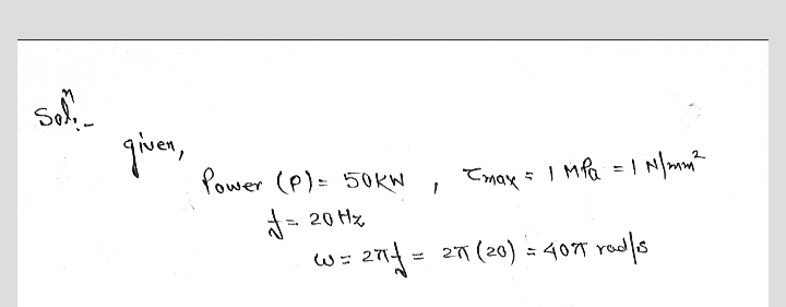 Mechanical Engineering homework question answer, step 1, image 1