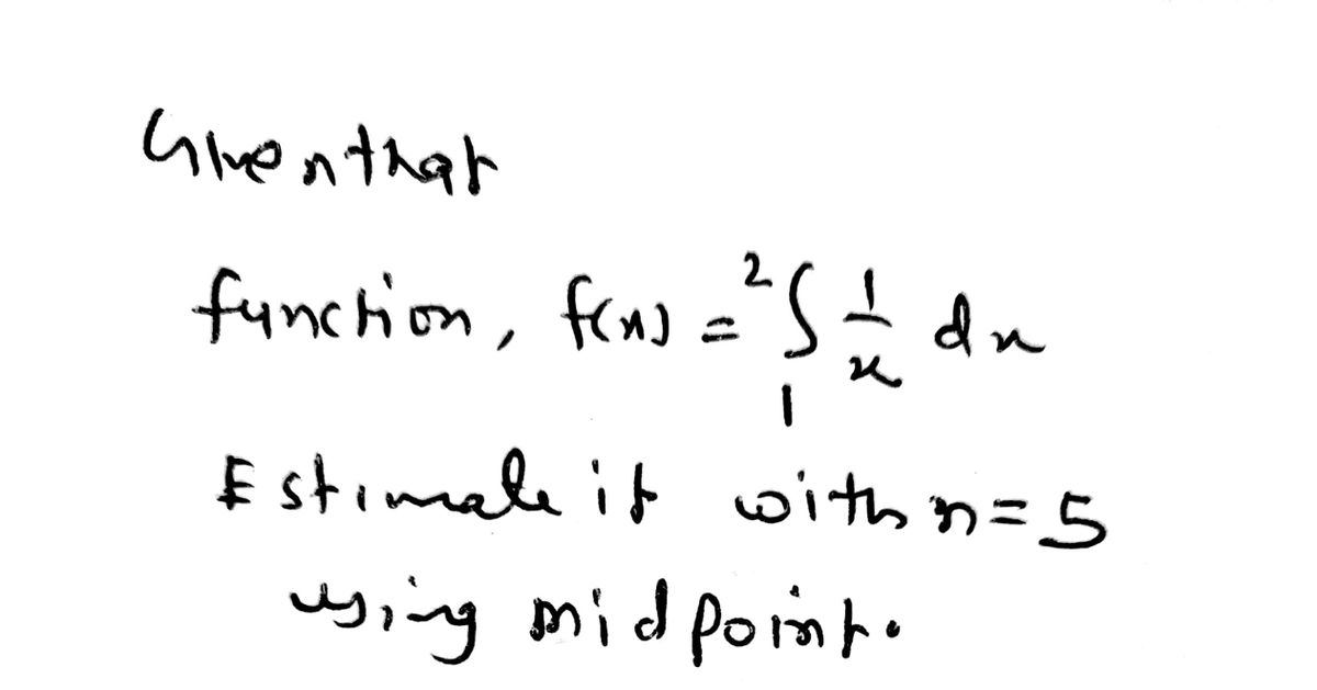 Calculus homework question answer, step 1, image 1