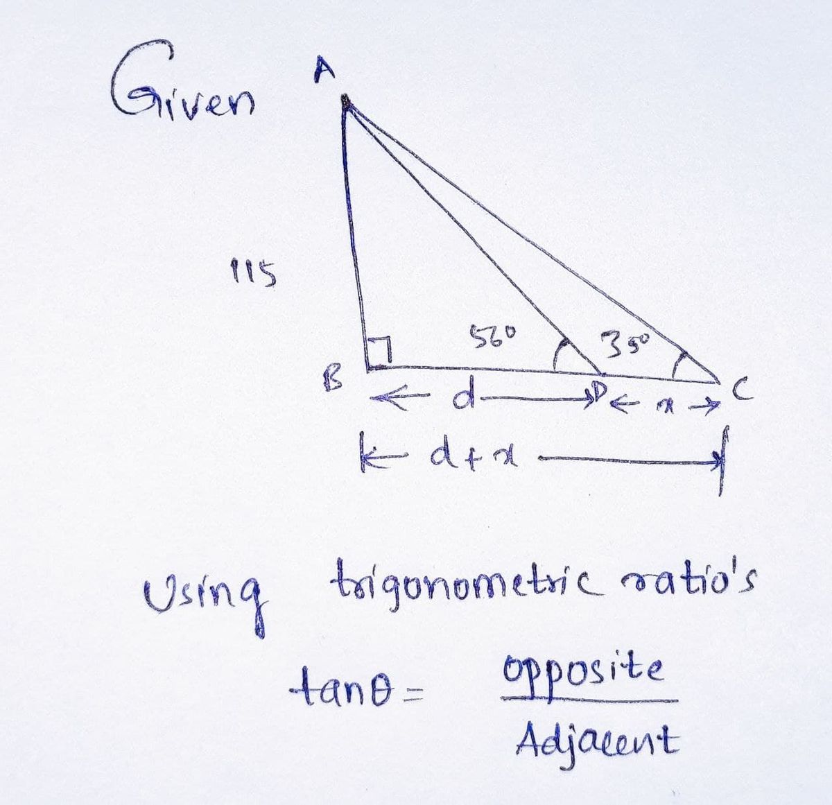 Trigonometry homework question answer, step 1, image 1