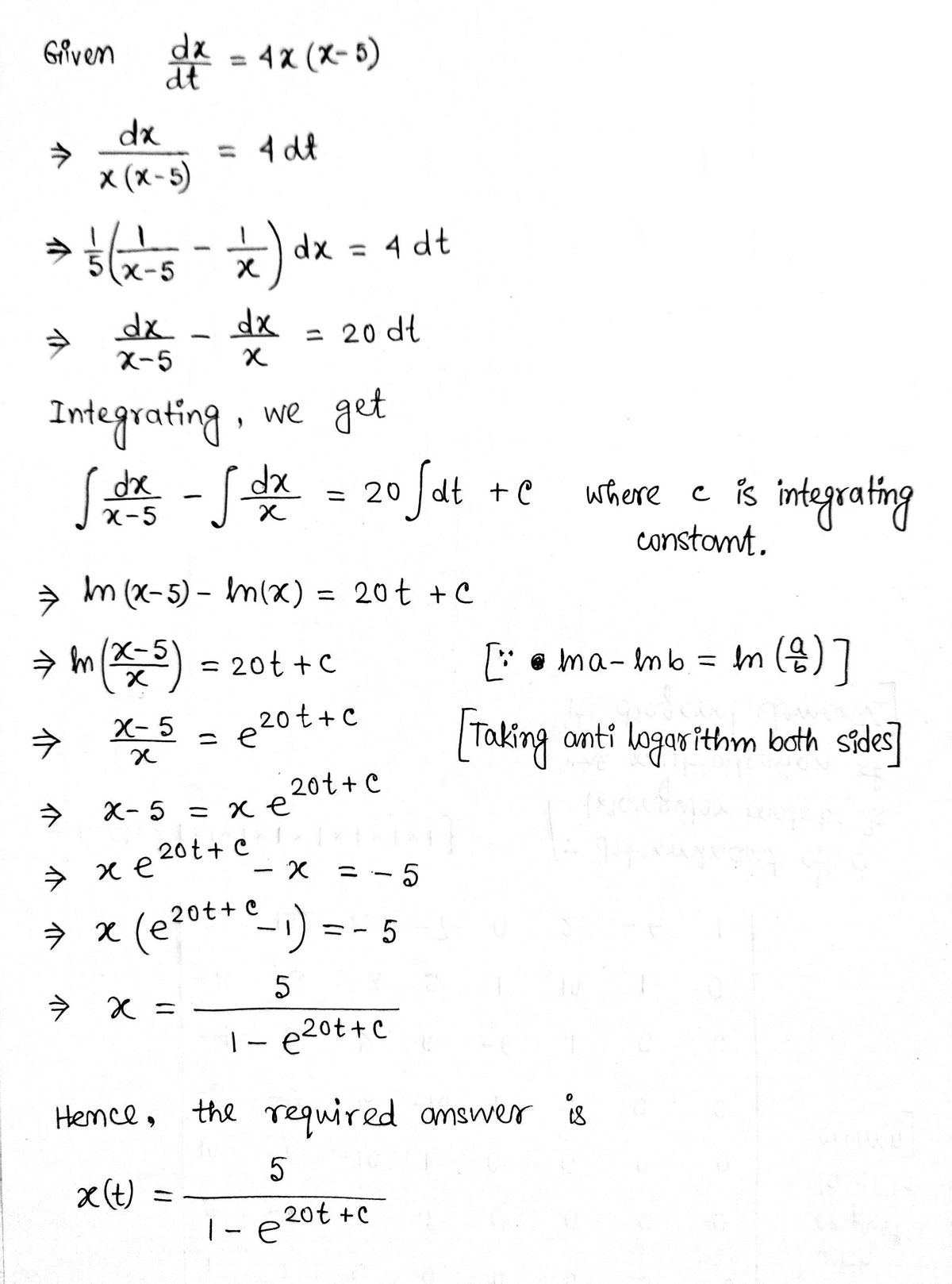 Advanced Math homework question answer, step 1, image 1