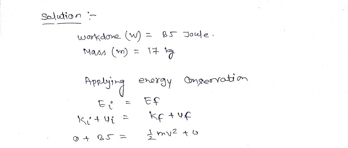 Physics homework question answer, step 1, image 1