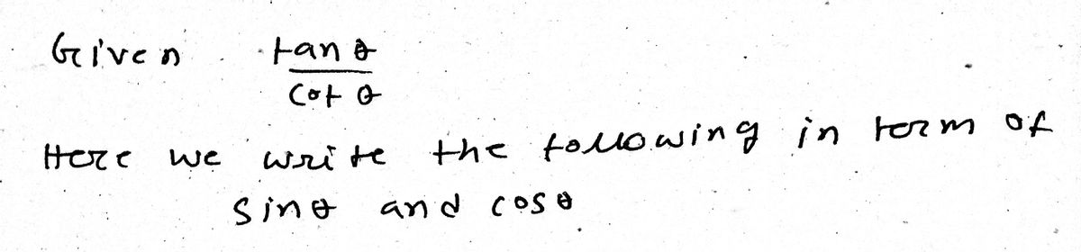 Trigonometry homework question answer, step 1, image 1