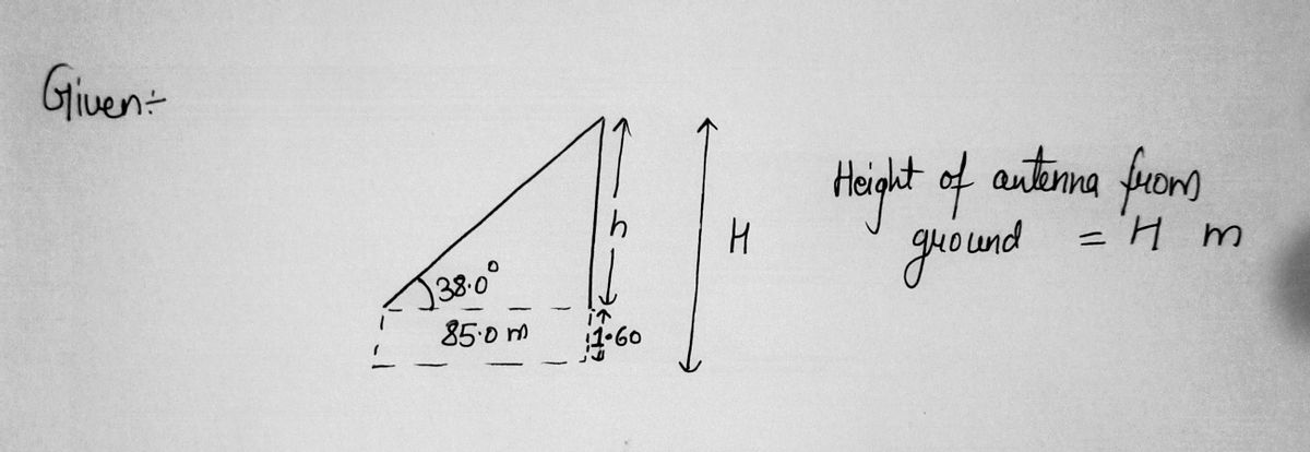 Physics homework question answer, step 1, image 1